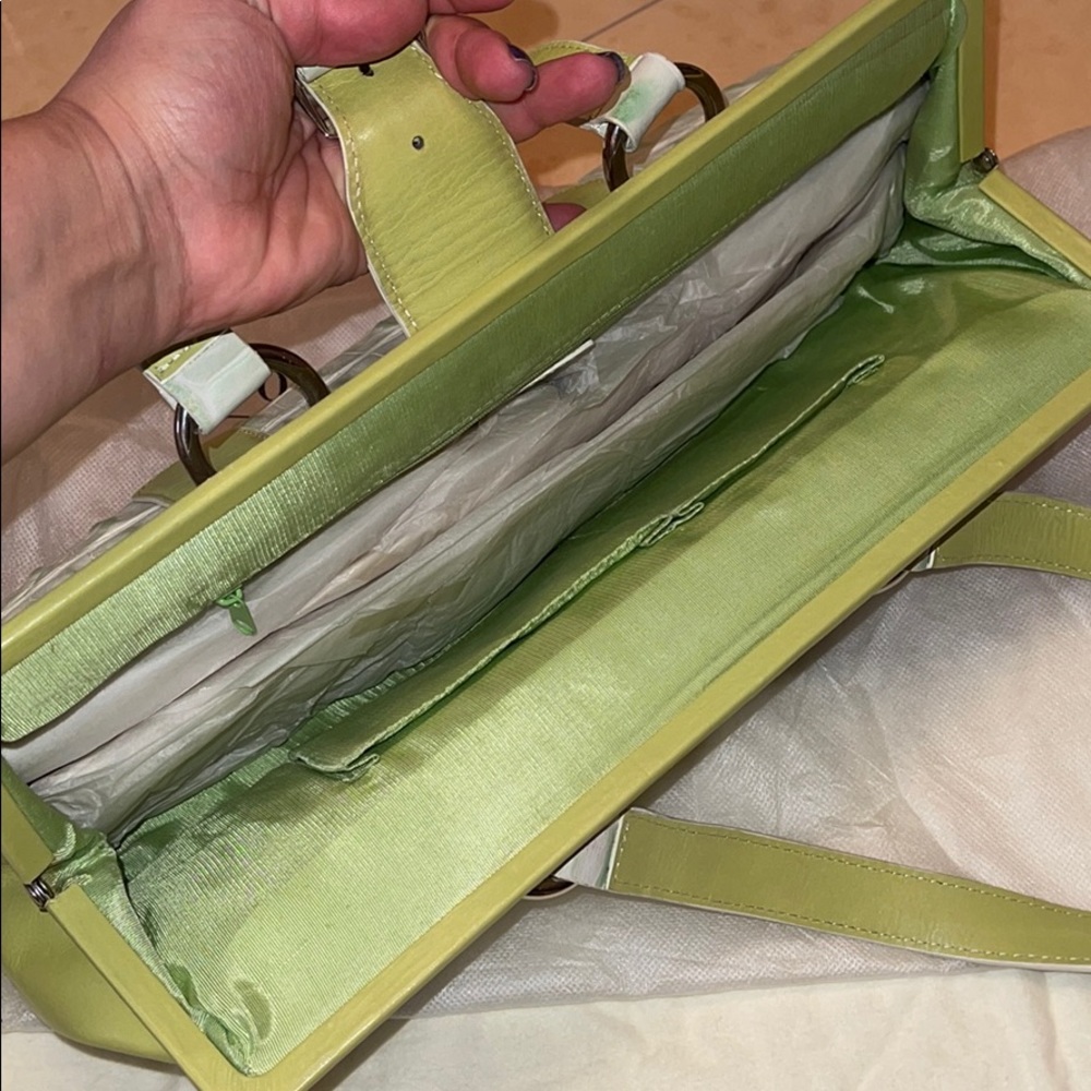 Sondra Roberts Faux Croc 🐊 Shoulder Bag Purse 💚 - Picture 12 of 14